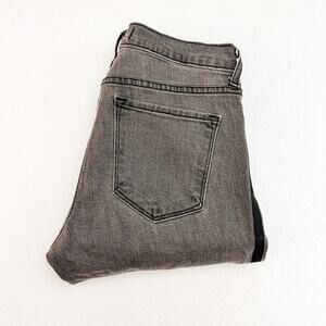 Flying Monkey Tuxedo Stripe Charcoal Denim Skinny Jeans Y1676 Size 28